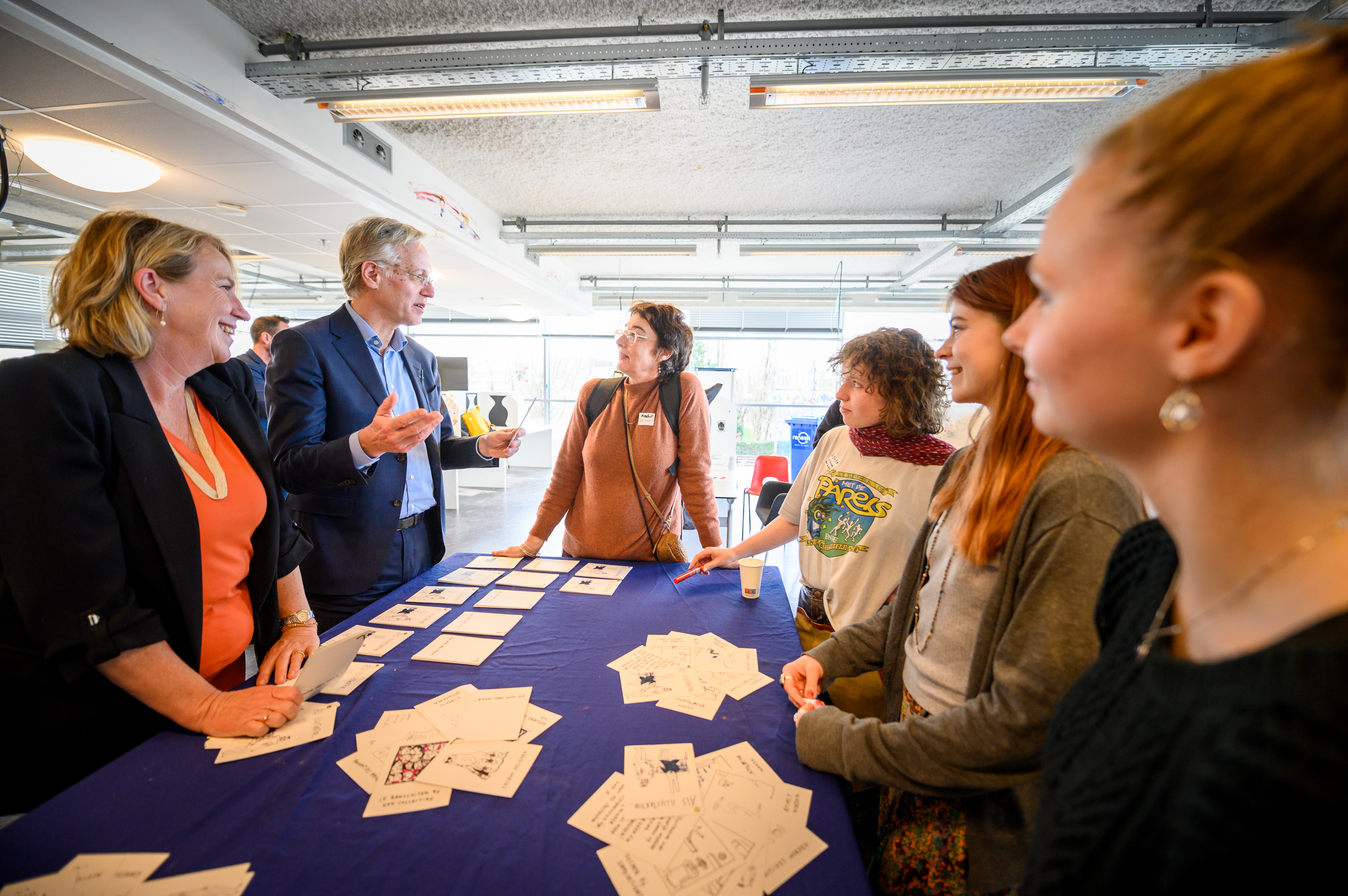 Minister Dijkgraaf Geïnspireerd Door AI-workshop Op HKU | HKU